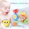 Cute Monkey Spinning Water Wheel – Baby Bath Toy