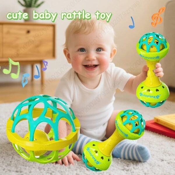 Baby Rattle Sensory Toy Set 0-12M