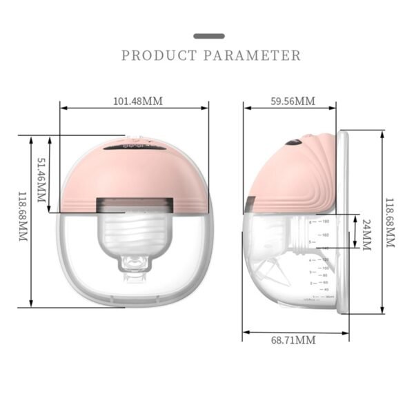 main-image-3 Wearable Hands-Free Electric Breast Pump – Portable & BPA-Free
