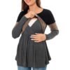 main-image-3 Maternity Nursing T-Shirt Long Sleeve Patchwork