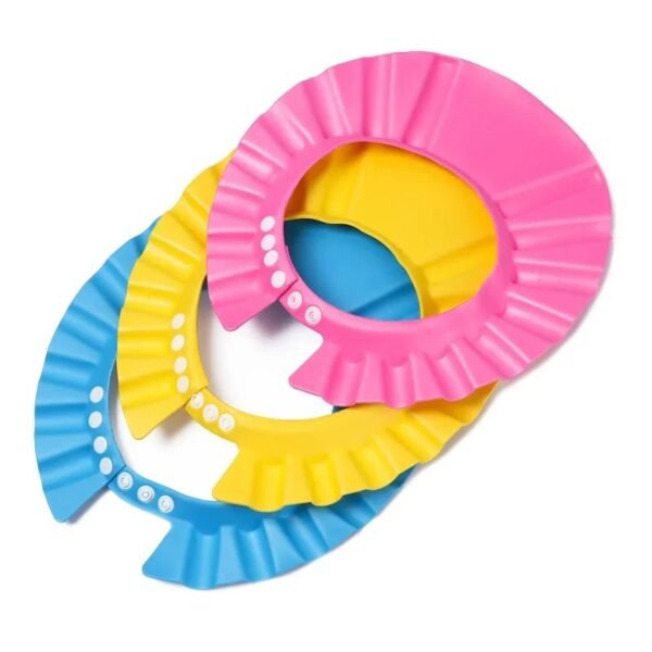 Adjustable Baby Shampoo Hat – Waterproof Bath Cap for Kids