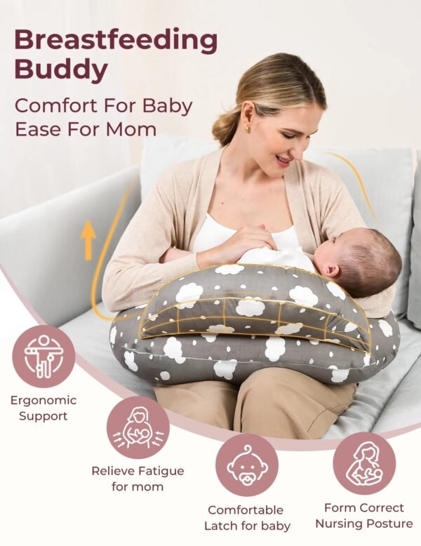 main-image-3 Momcozy Nursing Pillow with Adjustable Strap