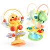 Baby Cartoon Rattle Toy with Suction Cup – Interactive Baby Toy