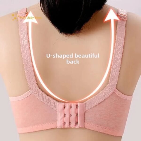Open Front Maternity Nursing Bra – Wireless & Anti-Sag