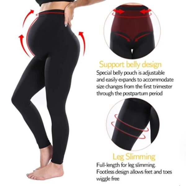 High-Waist Maternity Support Leggings