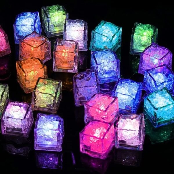 Kids Bath Toy – Glowing Reusable Ice Cubes for Water Play