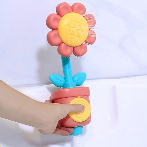Baby Sunflower Bath Toy – Water Sprinkler & Shower Ball