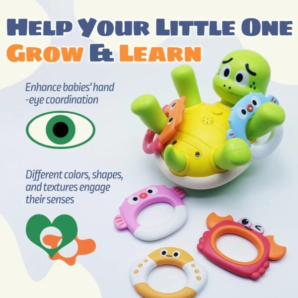 Rechargeable Turtle Bath Toy – Bathtub Fountain Sprinkler