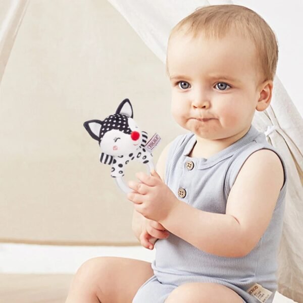 Elephant Plush Baby Rattle Toy 0-24M