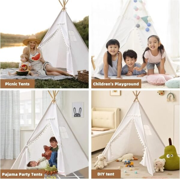 Kid Indoor Play Tent Teepee Wigwam