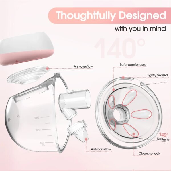 main-image-4 Electric Wearable Breast Pump – Silent USB Milk Extractor