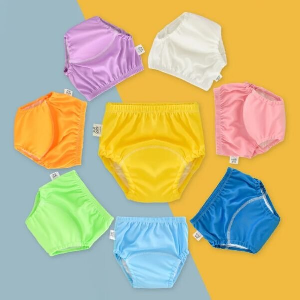 main-image-4 Waterproof Reusable Baby Training Pants – Cotton Diaper Shorts