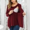 main-image-4 Autumn Winter Maternity Nursing Top Long Sleeve