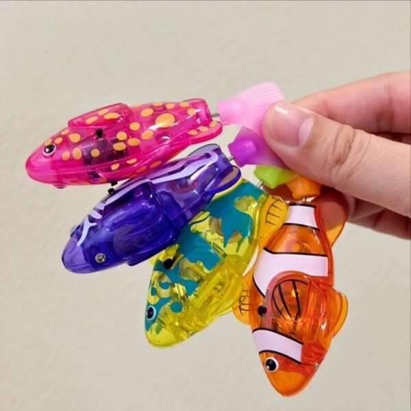 main-image-5 Baby Bath Toy – Light-Up Swimming Clownfish for Water Play