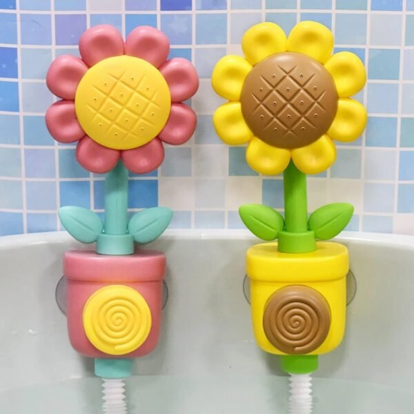 Baby Sunflower Bath Toy – Water Sprinkler & Shower Ball