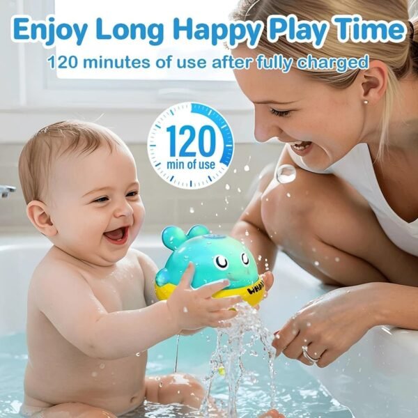 main-image-5 Baby Light Up Whale Bath Toy – Sprinkler & Fountain Bathtub Toy