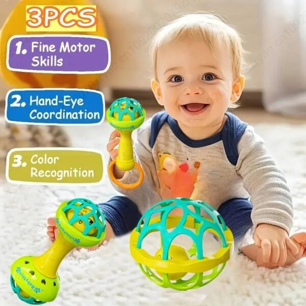 Baby Rattle Sensory Toy Set 0-12M