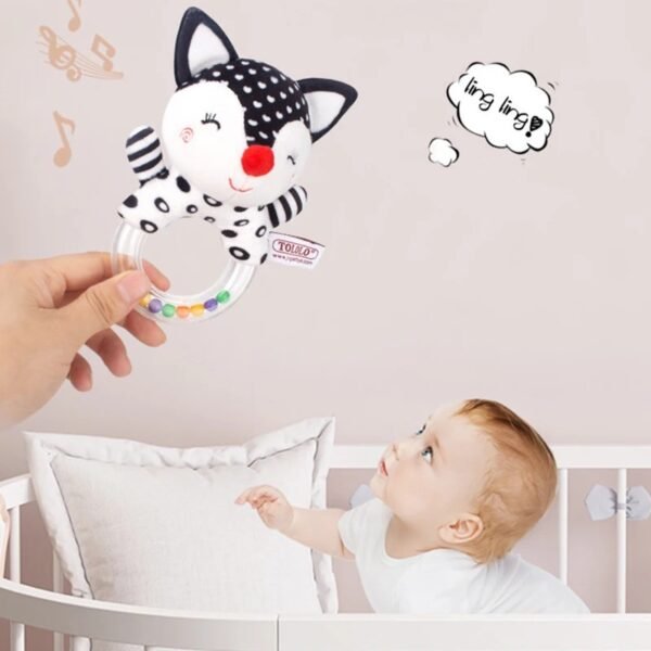 Elephant Plush Baby Rattle Toy 0-24M