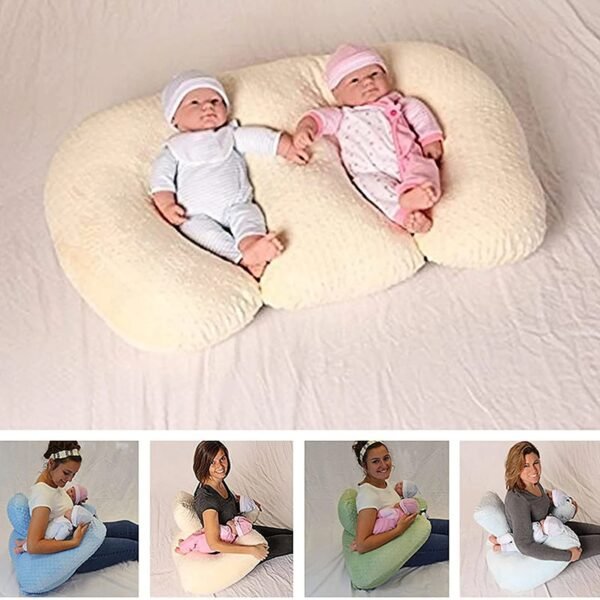 Twin Nursing & Pregnancy Pillow for Feeding Comfort