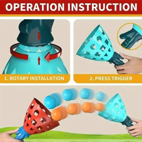 Double Shooting Parent-Child Interactive Toy