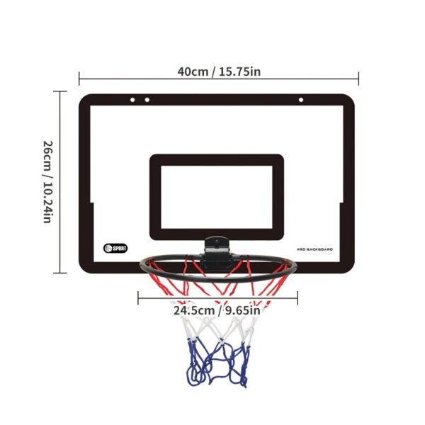 main-image-6 Kids Foldable Wall-Mounted Basketball Hoop – Indoor & Outdoor