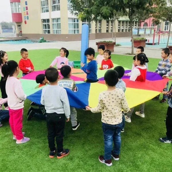 Rainbow Kids Parachute Play Tent