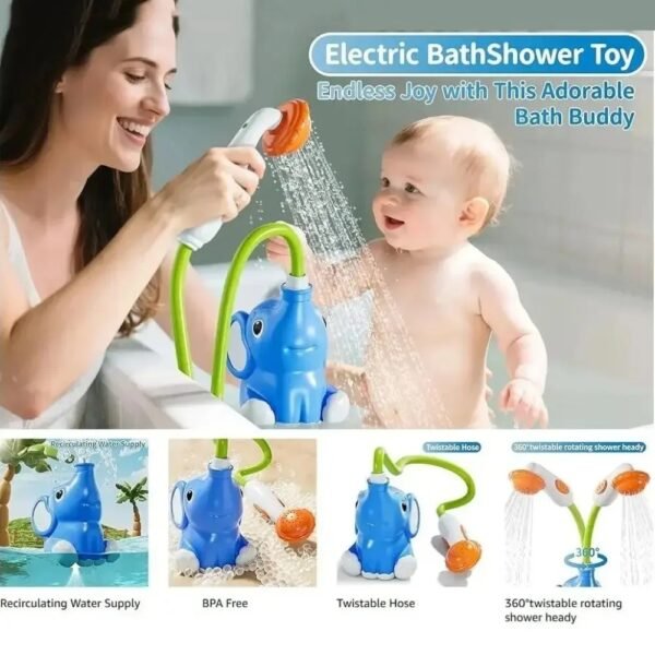 Baby Bath Toys 2025 – Elephant Water Pump for Kids