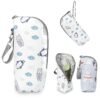 Aluminum Insulated Baby Bottle Bag – Portable Stroller Accessory