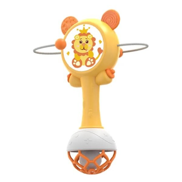 Baby Rattle Teether Hand Bell Toy 0-18M