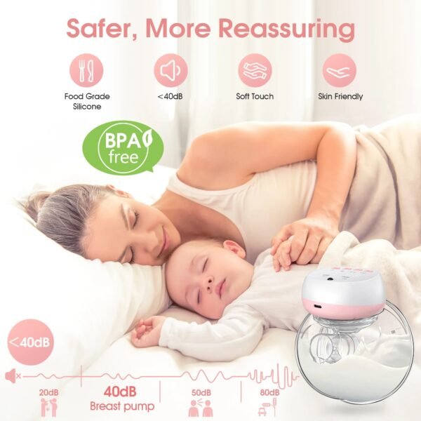 main-image-6 Electric Wearable Breast Pump – Silent USB Milk Extractor