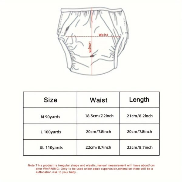 main-image-6 Waterproof Reusable Baby Training Pants – Cotton Diaper Shorts