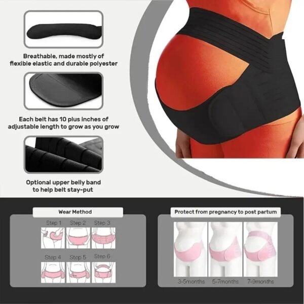 Maternity Belly Support Band – Adjustable Brace