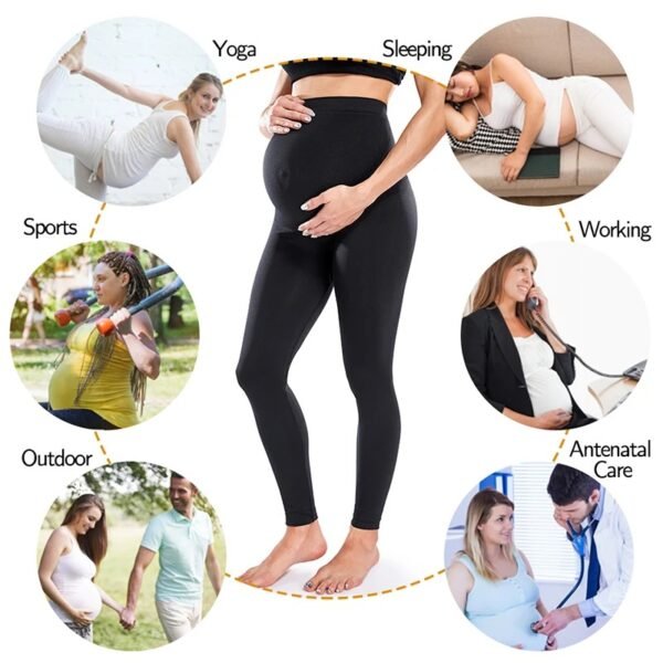 High-Waist Maternity Support Leggings