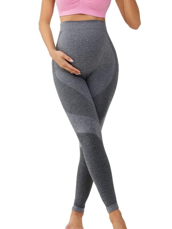 High Waist Maternity Leggings Tummy Control