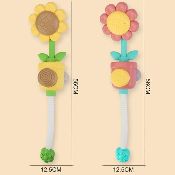 Baby Sunflower Bath Toy – Water Sprinkler & Shower Ball