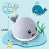 Light-Up Whale Bath Toy – Toddler Water Sprinkler