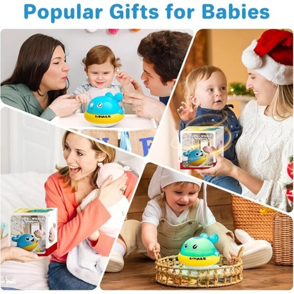 main-image-7 Baby Light Up Whale Bath Toy – Sprinkler & Fountain Bathtub Toy