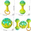 Baby Rattle Sensory Toy Set 0-12M