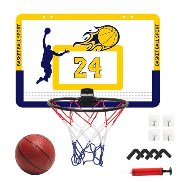 main-image-8 Kids Foldable Wall-Mounted Basketball Hoop – Indoor & Outdoor
