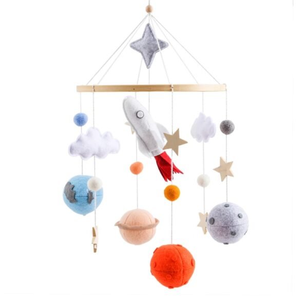 main-image-8 Wooden Rocket Crib Hanging Bell Toy