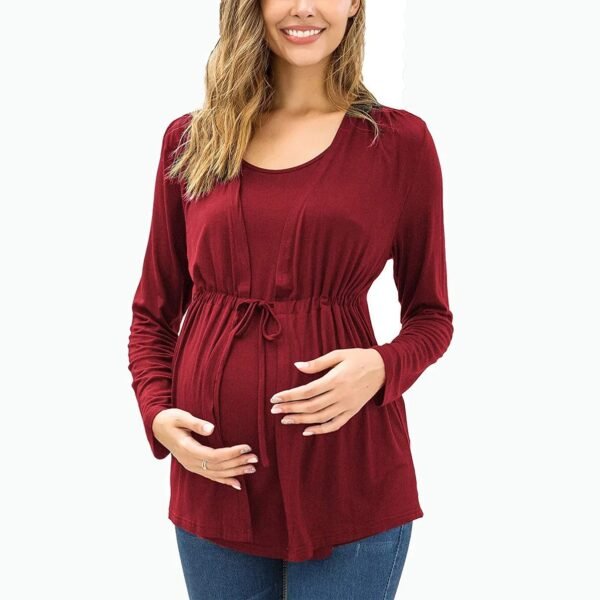 main-image-8 Autumn Winter Maternity Nursing Top Long Sleeve