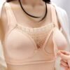 Open Front Maternity Nursing Bra – Wireless & Anti-Sag