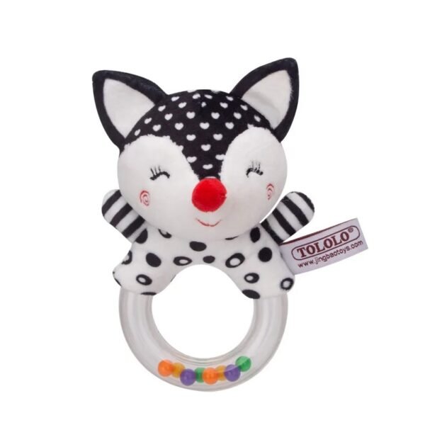 Elephant Plush Baby Rattle Toy 0-24M