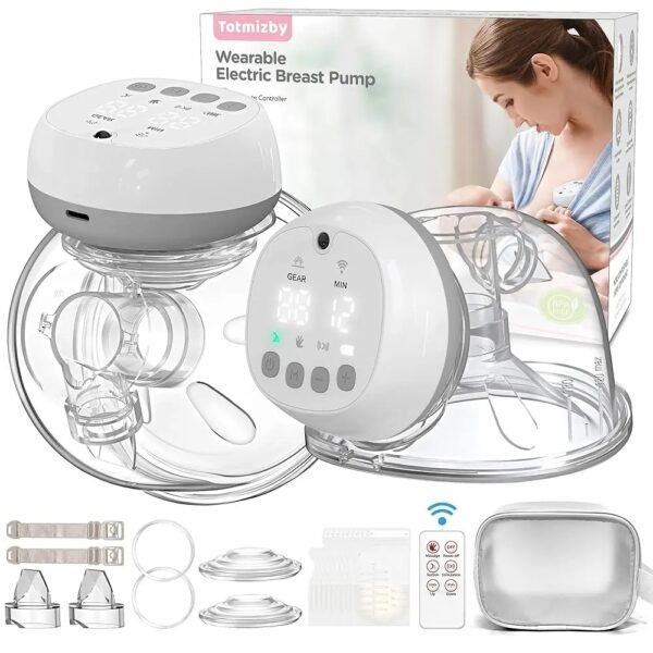 main-image-9 Electric Wearable Breast Pump – Silent USB Milk Extractor